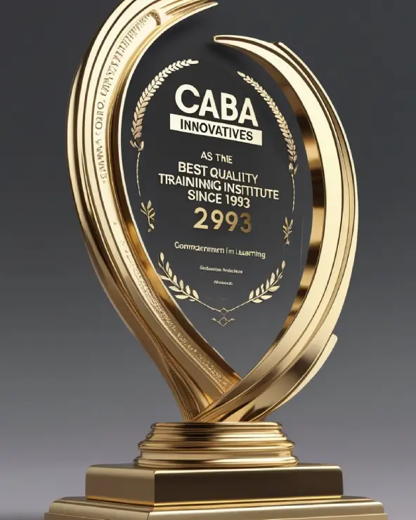 CABA Innovatives Award - Best Quality Training Institute Since 1993